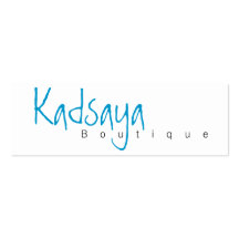 Boutique Kadsaya 4 Store Business Card