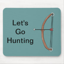 Bow hunting Hobby Sport Design Mouse Pad