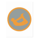 Bow Pose Yoga Gift Postcard