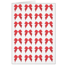 Bow Repeat Pattern Card