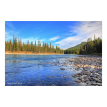 Bow River, Banff, Alberta Photo Art