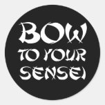 BOW TO YOUR SENSEI 2 T-shirt Sticker