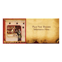 BOWL OF HYGEIA  MONOGRAM Medicine, Pharmacy Custom Rack Card