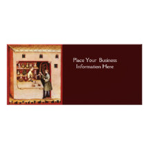BOWL OF HYGEIA  MONOGRAM Medicine, Pharmacy Full Color Rack Card