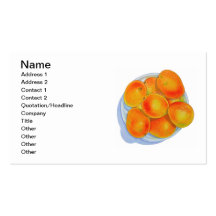 Bowl of Mangoes Business Card Templates