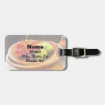 Bowl of Red Grapes and Pears Tag For Bags
