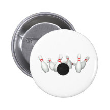 Bowling Ball & Pins: 3D Model: