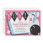 Bowling Birthday Party Invitations