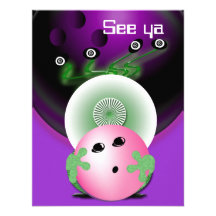 Bowling Birthday Party Personalized Invite