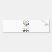 Bowling Bumper Stickers