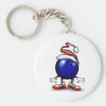 Bowling Christmas Key Chains