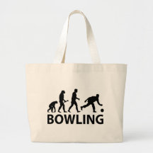 Bowling Evolution Tote Bag
