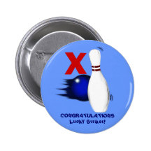 BOWLING Gear for Bowlers Collection Pinback Buttons