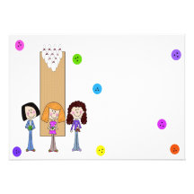 Bowling Girls Invitations