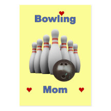 Bowling Mum Business Card Templates