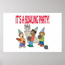 Bowling Party Print
