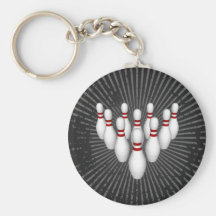 Bowling Pins: 3D Model: Keychain