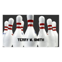 Bowling Pins Business Card