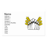 Bowling Pins Business Cards