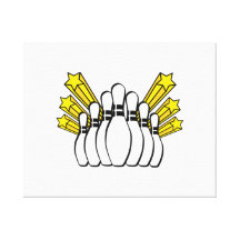 Bowling Pins Canvas Prints