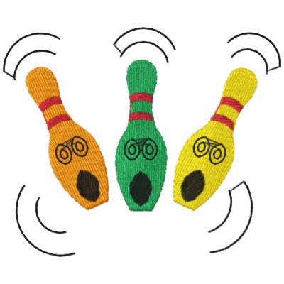 Bowling Pins Embroidered Shirt Bowling Pins Embroidered Shirt