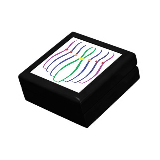 Bowling Pins Keepsake Boxes