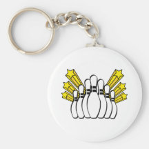 Bowling Pins Key Chain