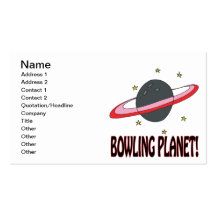 Bowling Planet Business Card