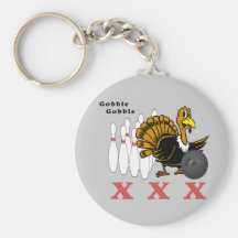 Bowling Turkey XXX Keychain