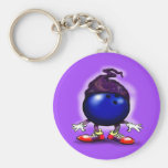 Bowling Wizard Keychain