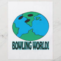 Bowling World Flyer Design