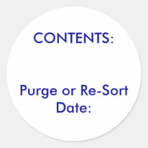 Box & Container Labelling System Sticker