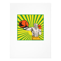 Boxer Boxing Jabbing Front Custom Announcement