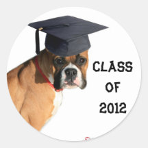 Boxer Class of 2012 Graduate stickers