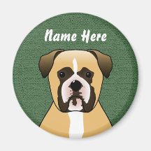Boxer Dog Magnet
