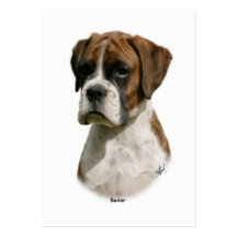 Boxer puppy 9Y049D-033 Business Card