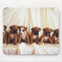 boxer puppy mouse pad
