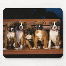 boxer puppy mouse pad