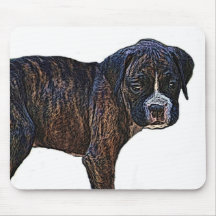 Boxer puppy mousepad