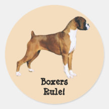 Boxers Label Stickers