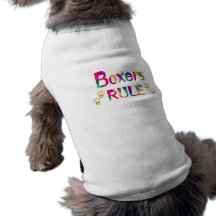 Boxers Rule Dog Tshirt