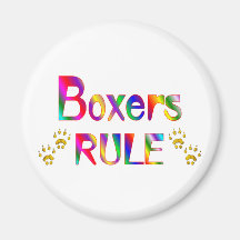 Boxers Rule Fridge Magnet