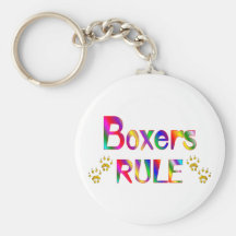 Boxers Rule Key Chain