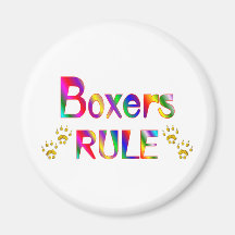 Boxers Rule Refrigerator Magnet