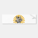 boxing boxer knockout punch bumper sticker