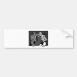 boxing boxer knockout punch bumper sticker