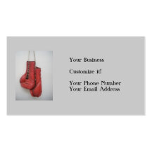 Boxing Gloves Business cards
