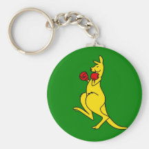 Boxing kangaroo collector item"s keychains