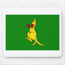 Boxing kangaroo collector item"s mousepad