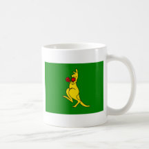 Boxing kangaroo collector item"s mug